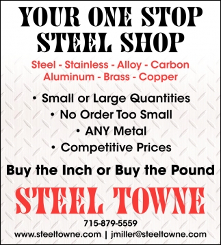 Your One Stop Steel Shop