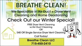 Check Out Our Winter Special!