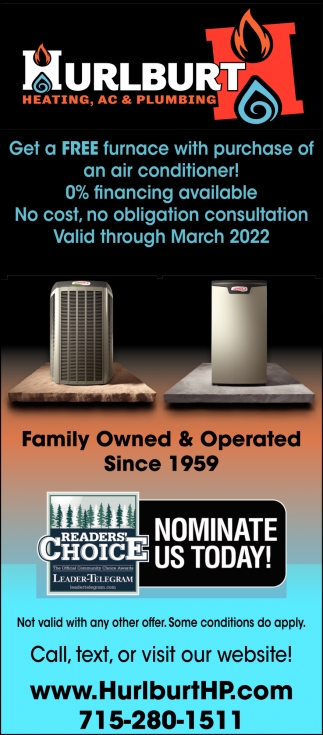 Get a Free Furnace with Purchase of an Air Conditioner!