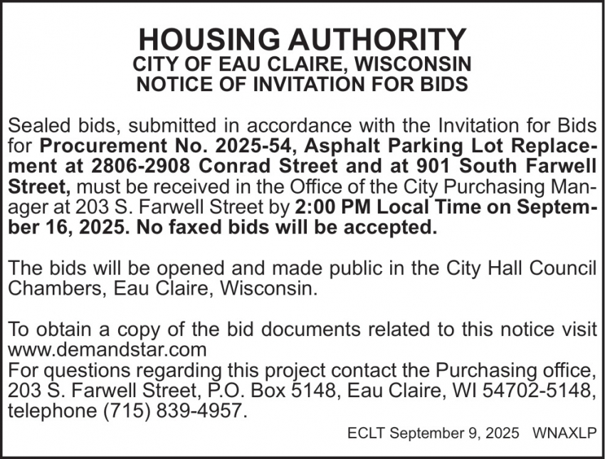 City of Eau Claire Housing Authority