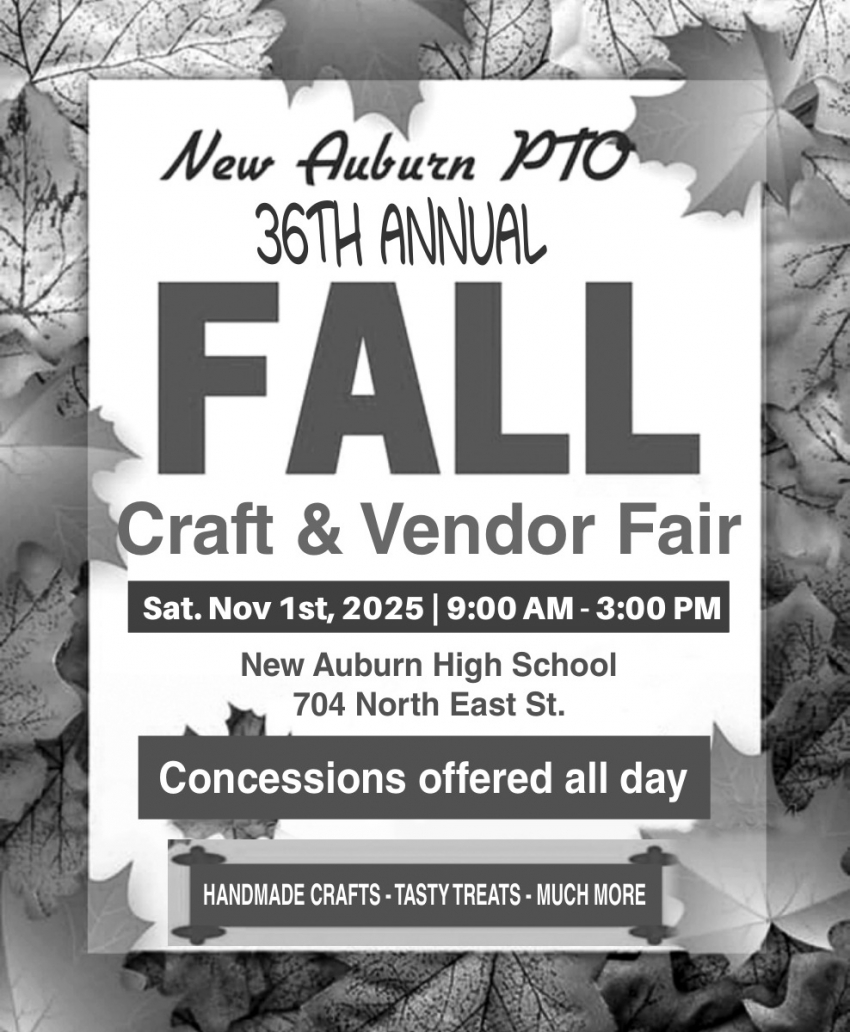 New Auburn PTO 36th Annual Fall Craft & Vendor Fair