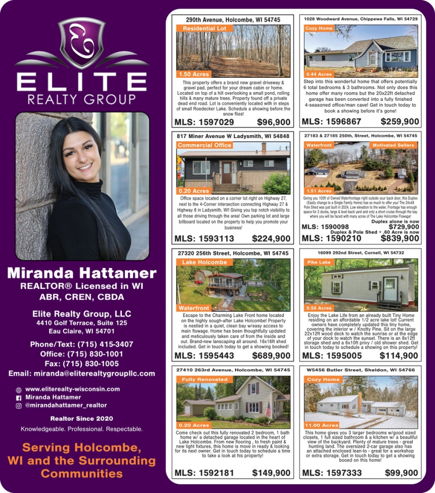 Miranda Hattamer - Elite Realty Group