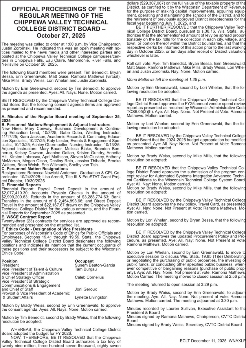 Chippewa Valley Technical College