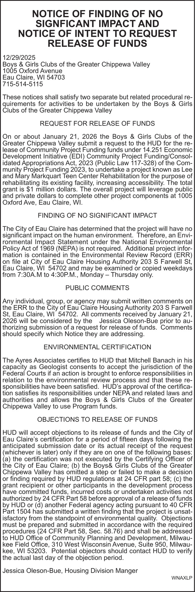 Boys & Girls Club of The Chippewa Valley