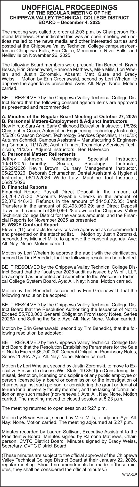 Chippewa Valley Technical College