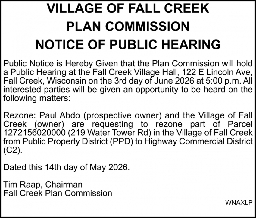 Village of Fall Creek