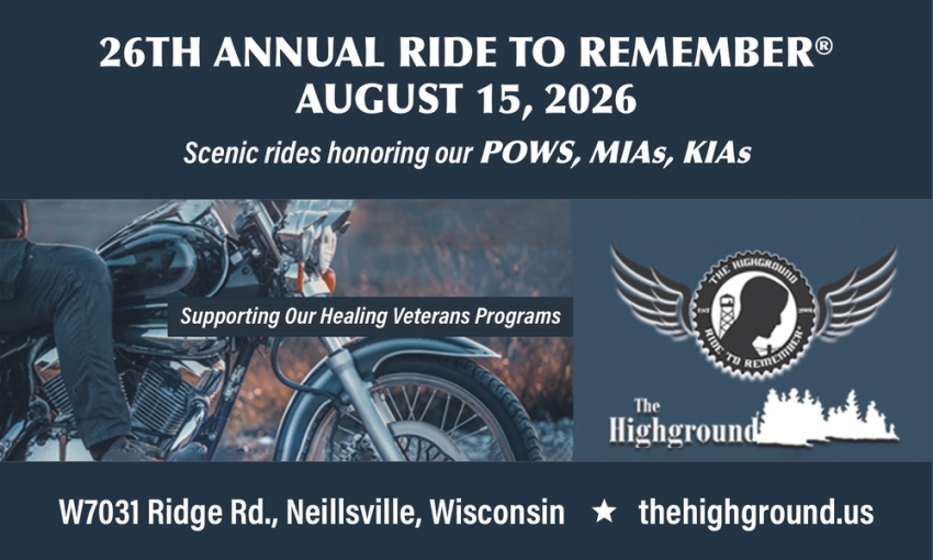 26th Annual Ride to Remember (August 15, 2026)