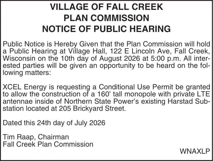 Village of Fall Creek