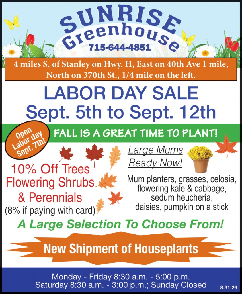 Sunrise Greenhouse