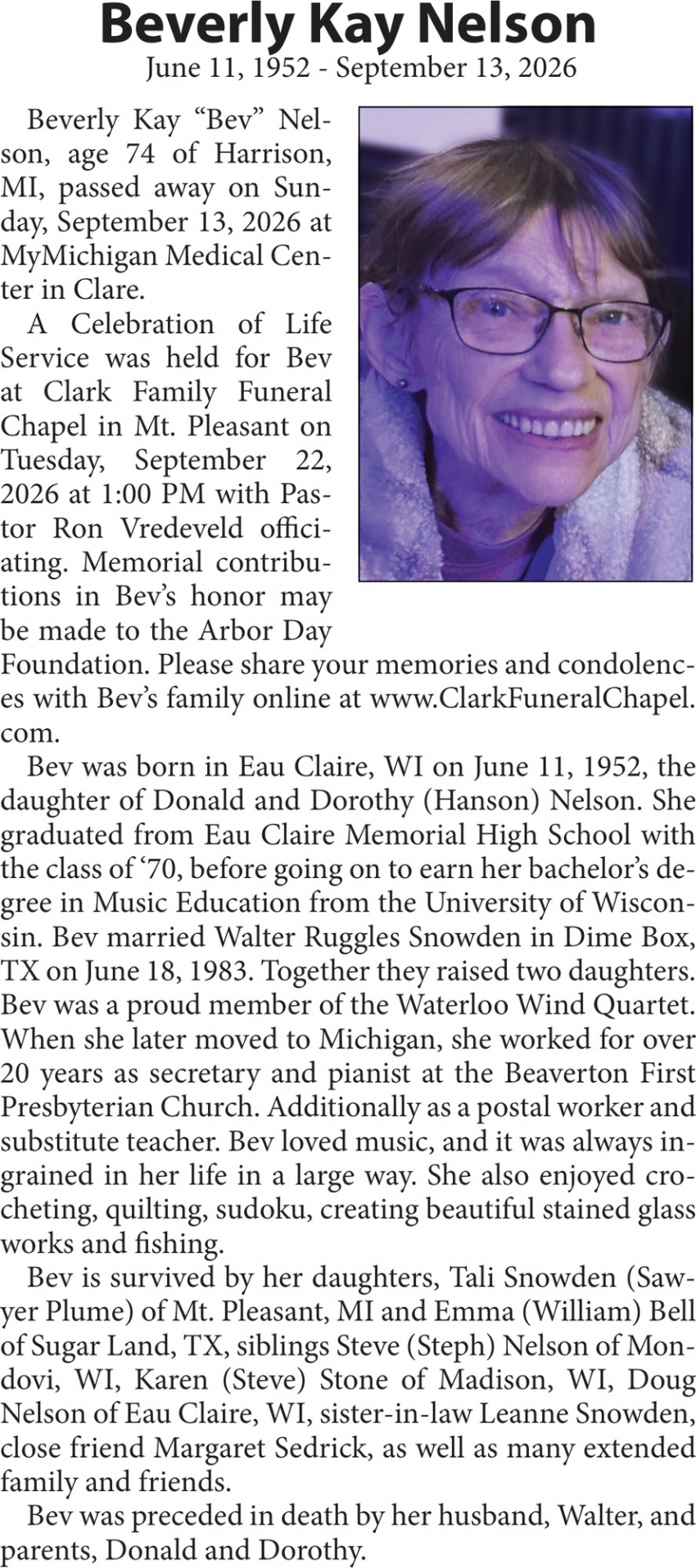 Beverly Kay Nelson