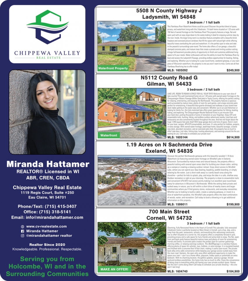 Miranda Hattamer - Chippewa Valley Real Estate