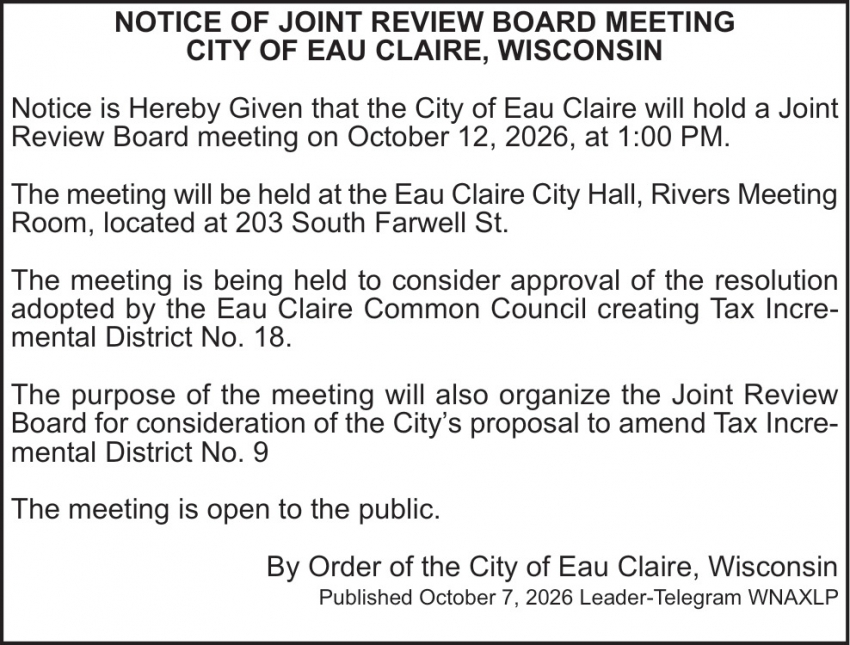 City of Eau Claire