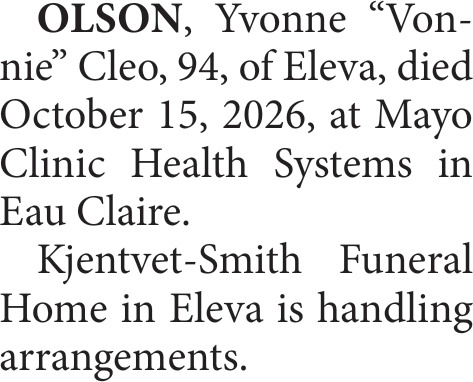 Kjentvet-Smith Funeral Home - Mondovi