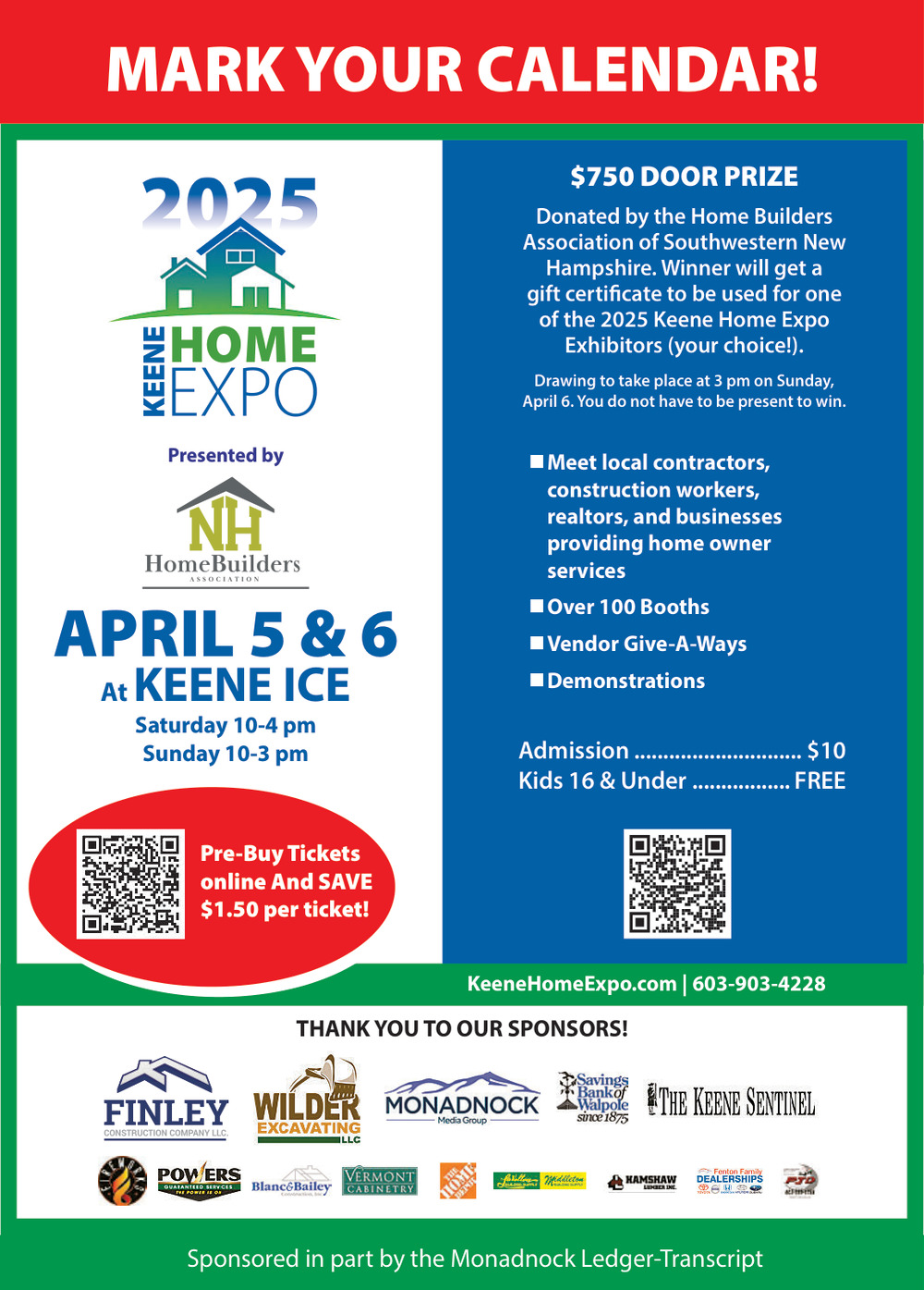 Mark Your Calendar!, Keene Home Expo, Keene, NH
