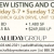 New Listing and Open Houses