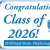 Congratulations Class fo 2026!