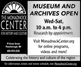 Museum And Archives Open