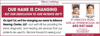Our Name Is Changing - But Our Dedication To Our Patients Isn't!