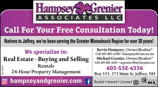 Call For Your Free Consultation Today!