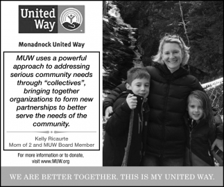 We Are Better Together. This Is My United Way.