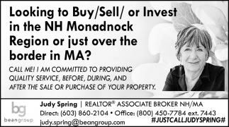 Looking To Buy/Sell/ Or Invest In The NH Monadnock Region