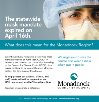 The Statewide Mask Mandate Expired On April 16th