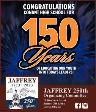 Congratulations Conant High School For 150 Years