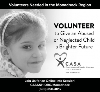 Volunteers Needed In The Monadnock Region