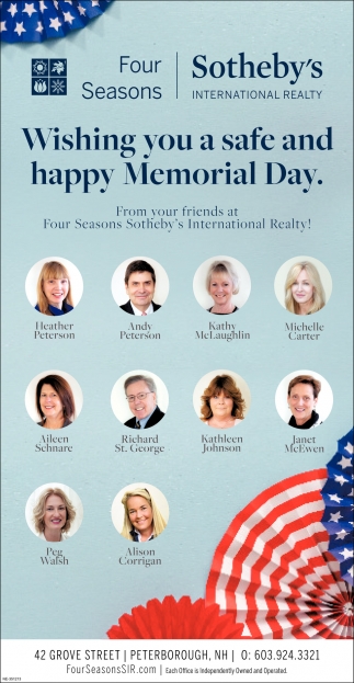 Wishing You A Safe And Happy Memorial Day