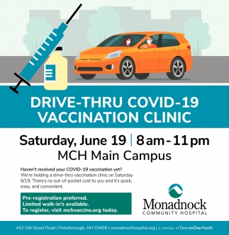 Drive-Thru Covid-19 Vaccination Clinic