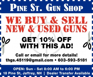 We Buy & Sell New & Used Guns