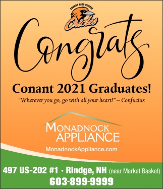 Congrats Conant 2021 Graduates!