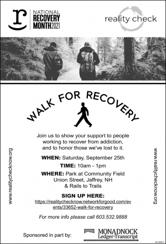Walk For Recovery