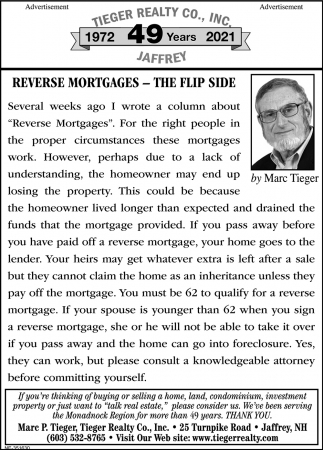 Reverse Mortgages - The Flip Side