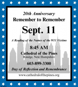 20th Anniversary Remember To Remember