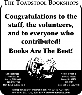 Congratulations To The Staff, The Volunteers