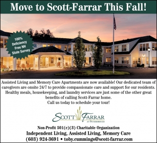 Move To Scott-Farrar This Fall!