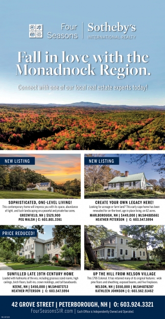 Fall In love With The Monadnock Region