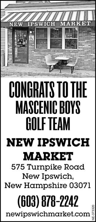Congrats to The Mascenic Boys Golf Team