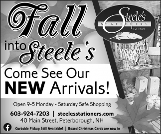 Come See Our New Arrivals!