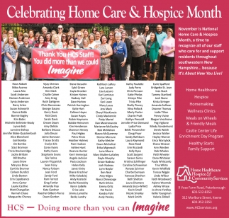 Celebrating Home Care & Hospice Month