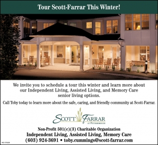 Tour Scott-Farrar This New Year!