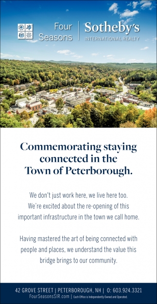 Commemorating Staying Connected in the Town of Peterborough