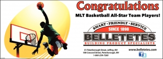 Congratulations MLT Basketball All-Star Team