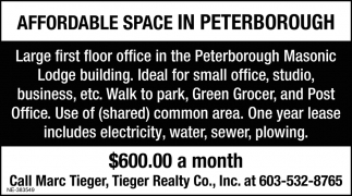 Affordable Space In Peterborough