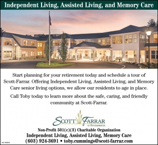 Independent Living, Assisted Living, And Memory Care