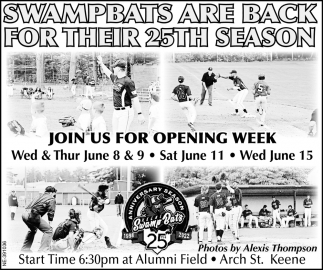 Swampbats are Back for Their 25th Season