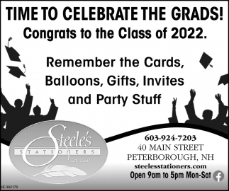 Time To Celebrate The Grads!