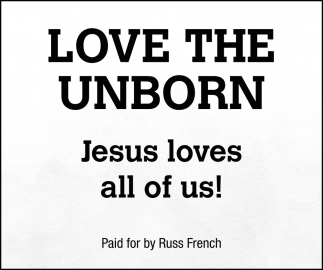 Love The Unborn