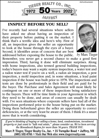 Inspect Before You Sell?